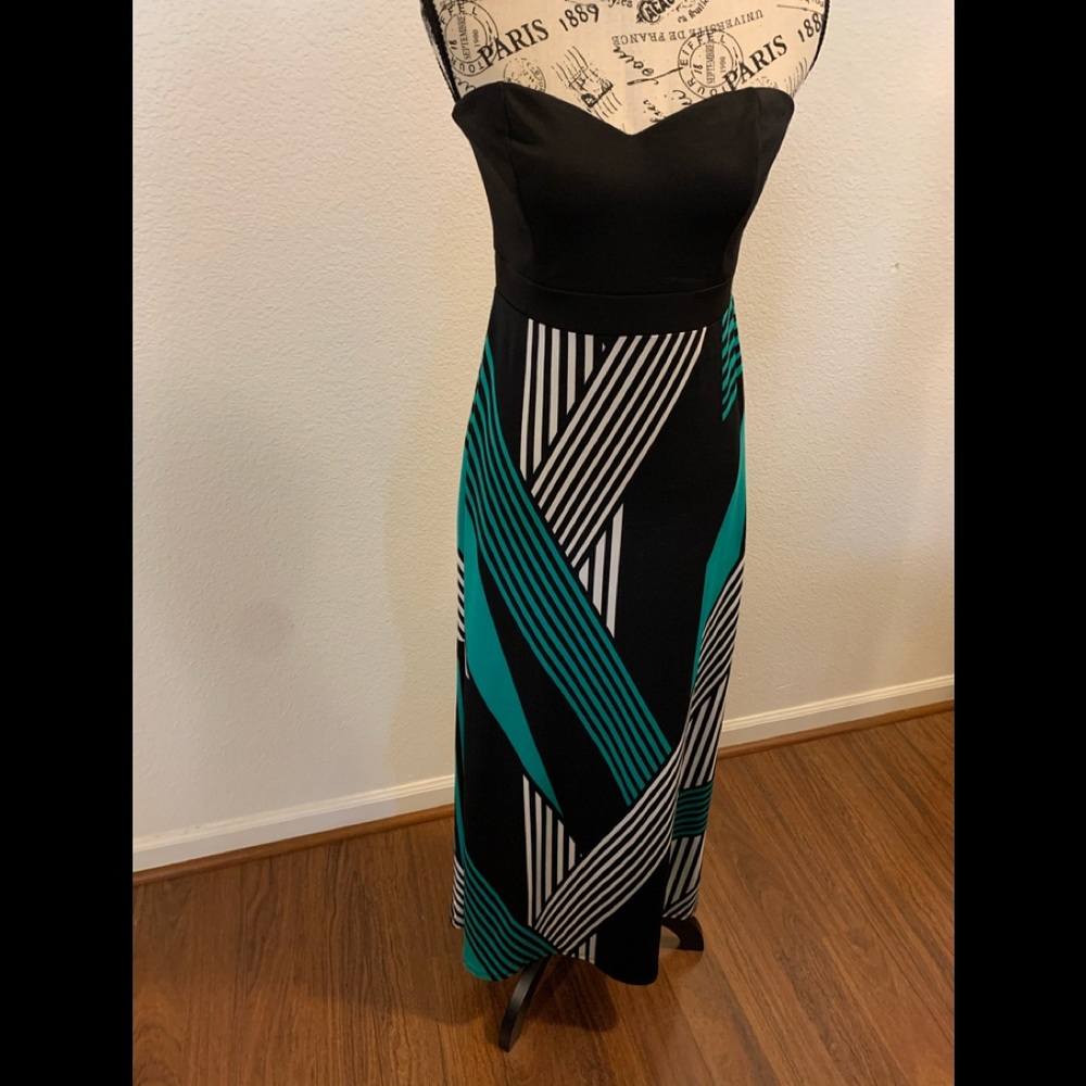 Women’s Charlotte Russe strapless maxi dress